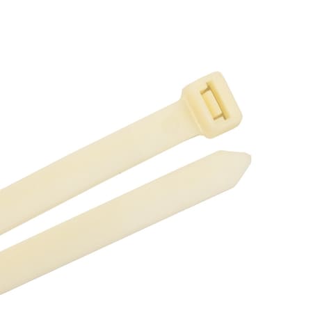 Forney Cable Tie, 36 in L, 10.70 in Max Bundle Dia., Natural, Nylon 6/6, 175 lb Strength, 10 PK 62085
